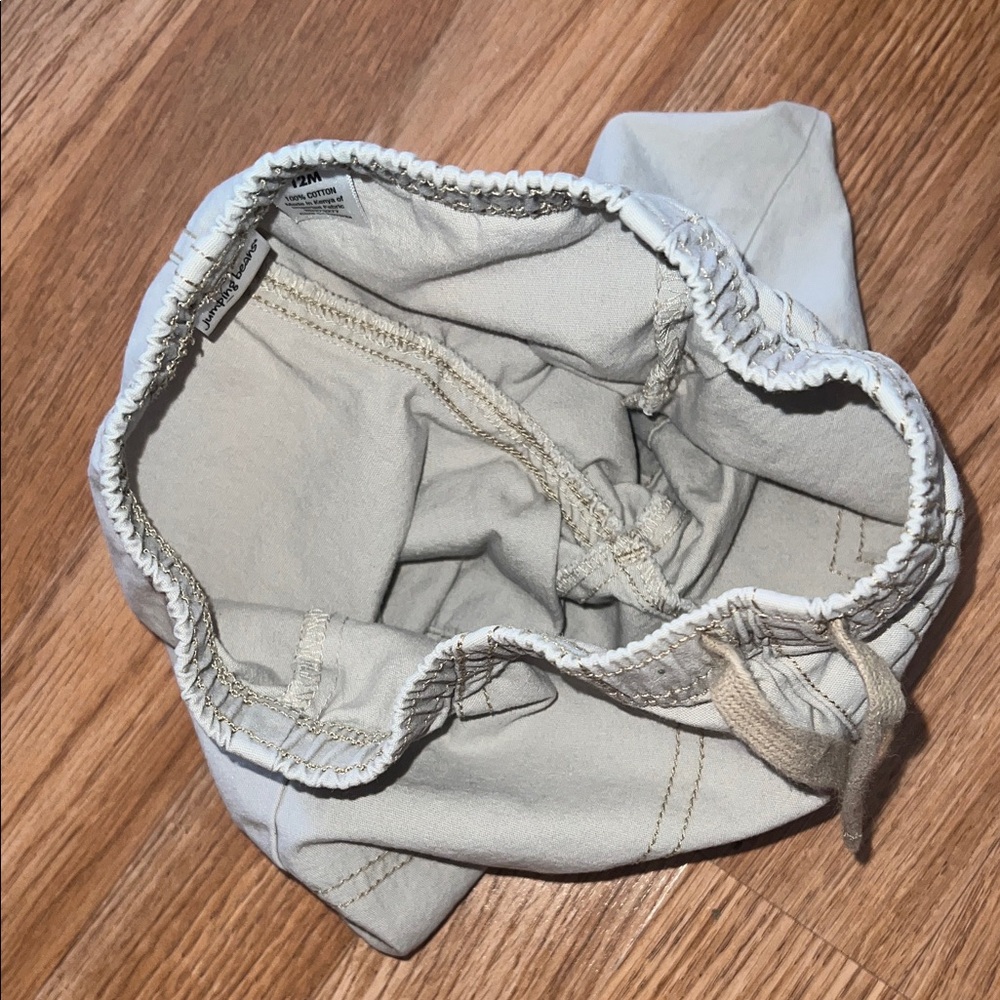 Kids Tan Drawstring Shorts - Picture 5 of 8